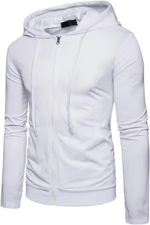 LCMTWX Mens Hoodies Pullover Solid Color Casual Sweater Hooded Sweater Jacket Heavyweight Fleece Hoodie Y2K Pullover Hoodie