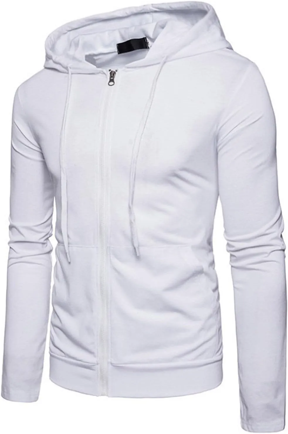 LCMTWX Mens Hoodies Pullover Solid Color Casual Sweater Hooded Sweater Jacket Heavyweight Fleece Hoodie Y2K Pullover Hoodie