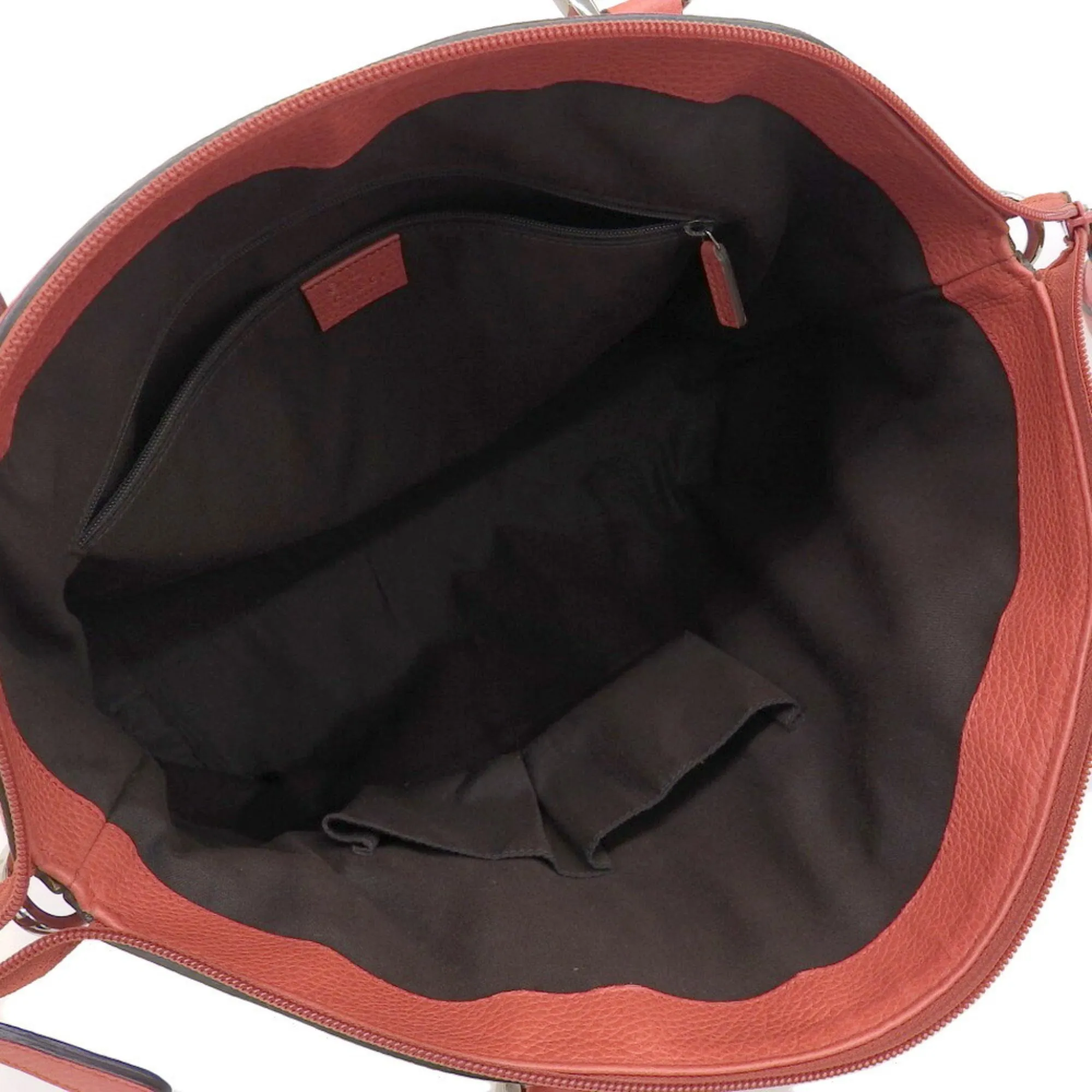 leather Automated Big savings event 339551 2WAY bag Gucci red