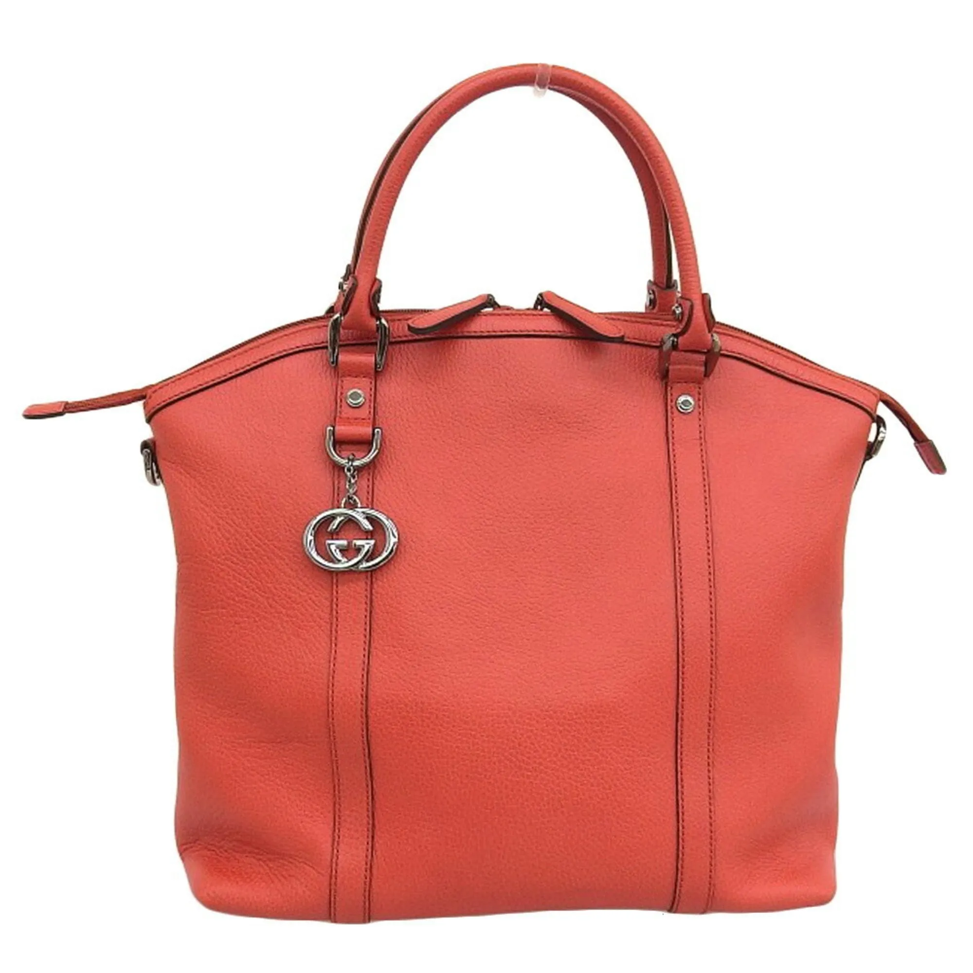 leather Automated Big savings event 339551 2WAY bag Gucci red