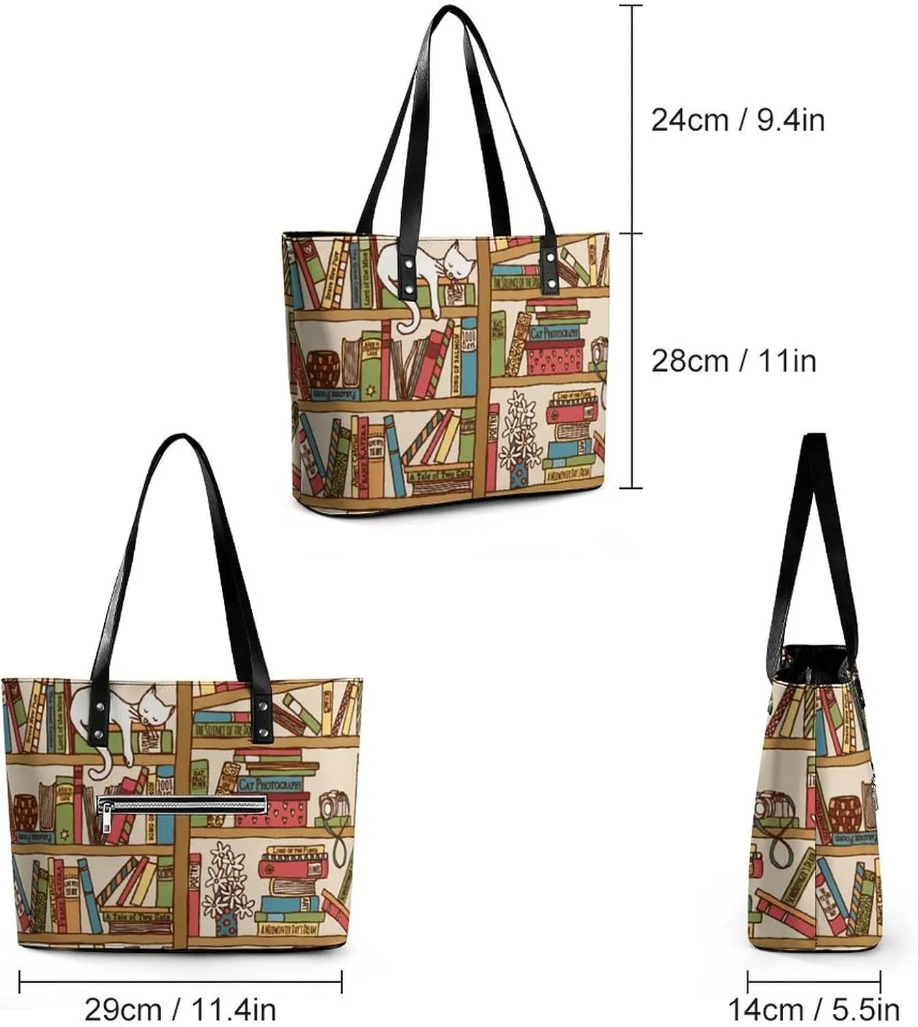 Leather Big Purses And Handbags Big Commuter Bag Large Capacity Work Tote Bags