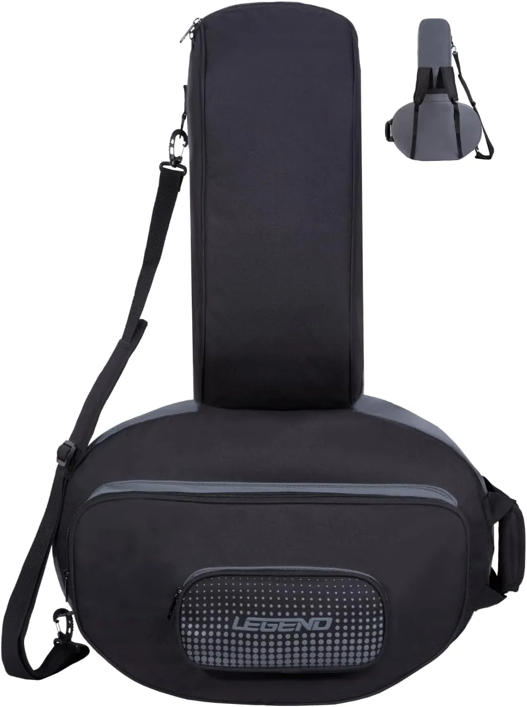 LEGEND Heron Crossbow Case - Premium Soft Cross Bow Case with Padding, Durable Hunting Crossbow Bag with Multiple Pockets, Fits Scope & Accessories, Removeable Shoulder Strap & Backpack Strap -37x24in
