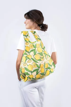 Lemons Medium Recycled Reusable Shopping Bag