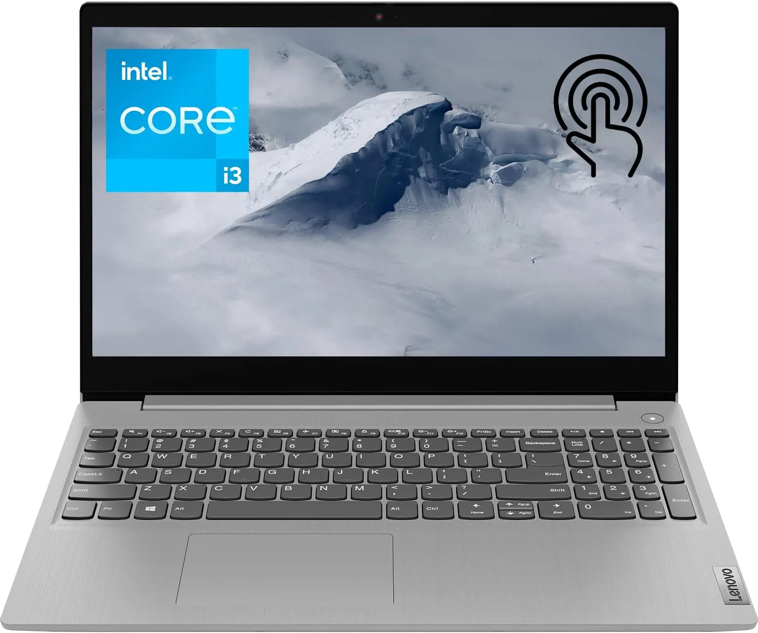 Lenovo Ideapad 3 Laptop, 15.6" HD Touchscreen Display, 11th Gen Intel Core i3-1115G4 Processor, 12GB DDR4 RAM, 512GB PCIe SSD, Bluebooth, Webcam, Wi-Fi, HDMI, Windows 11 Home, Grey