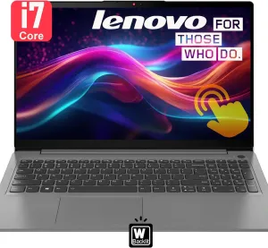 Lenovo IdeaPad 3 Laptop| Intel Core i7-1255U Processor| Touchscreen| 15.6 inch Full HD Display| 40GB RAM, 1TB PCIe SSD|USB-C, HDMI, Card Reader| Office Trial| Backlit Keyboard| Windows 11