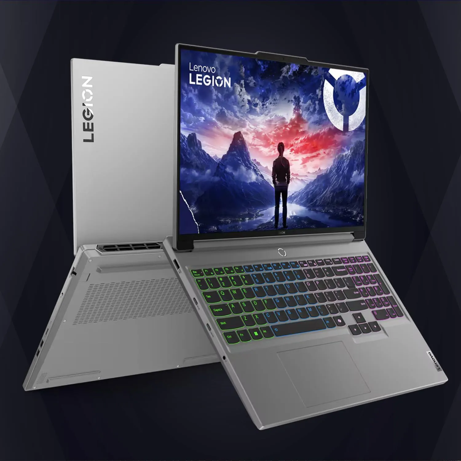 Lenovo Legion 16" QHD  i9 RTX 4070 Gaming Laptop, 16" QHD  (2560 x 1600) 165 Hz, Intel i9-14900HX, NVIDIA GeForce RTX 4070, 64GB RAM, 4TB SSD, RGB Backlit Keyboard, Windows 11 Home, Grey