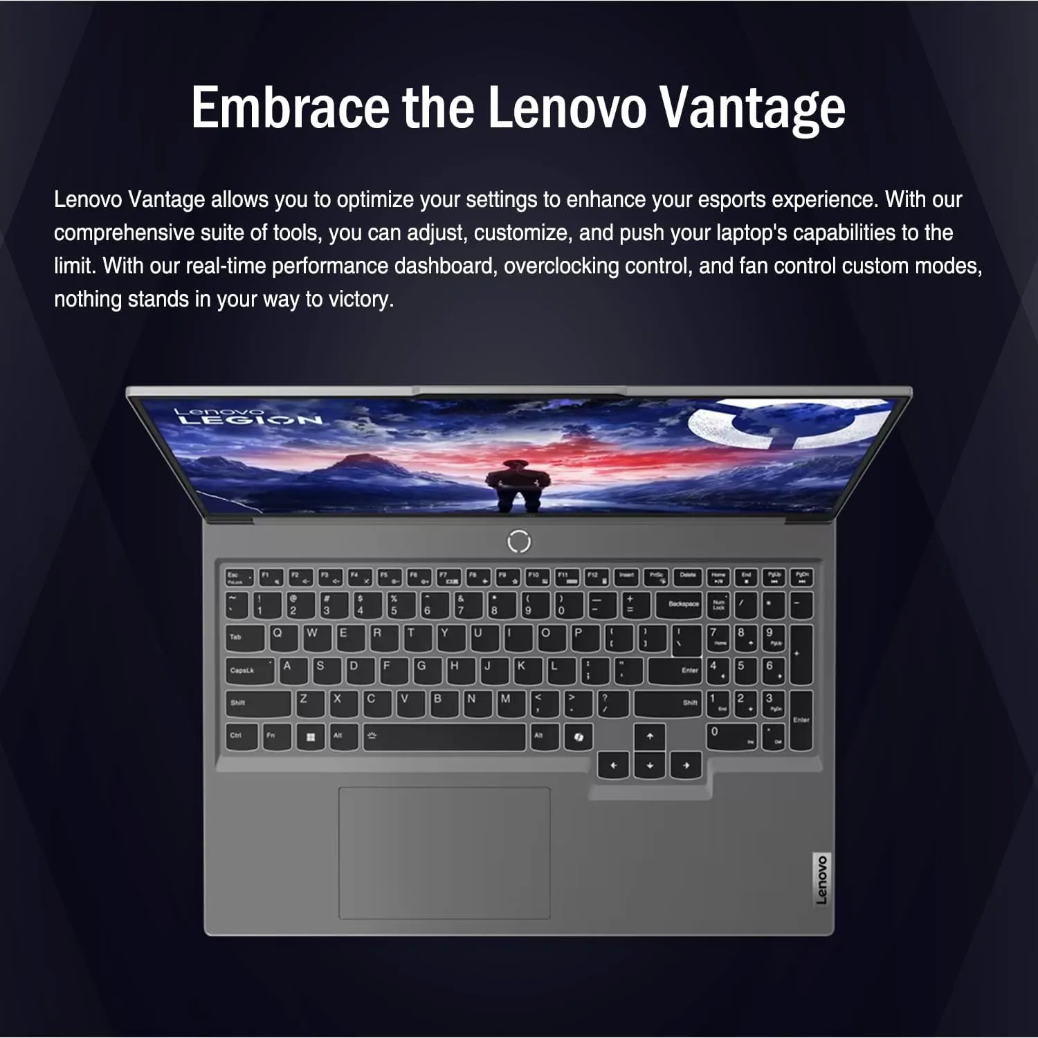 Lenovo Legion 16" QHD  i9 RTX 4070 Gaming Laptop, 16" QHD  (2560 x 1600) 165 Hz, Intel i9-14900HX, NVIDIA GeForce RTX 4070, 64GB RAM, 4TB SSD, RGB Backlit Keyboard, Windows 11 Home, Grey