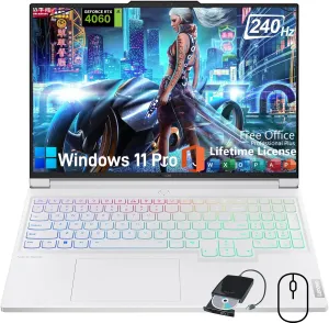 Lenovo Legion 7i Gaming Laptop with AI Copilot, 16" 240Hz WQXGA Display, Intel Core i7-14700HX(Beat i9-13900HX), RTX 4060, Windows 11 Pro, Microsoft Office Lifetime, External Optical Drive(32GB   1TB)