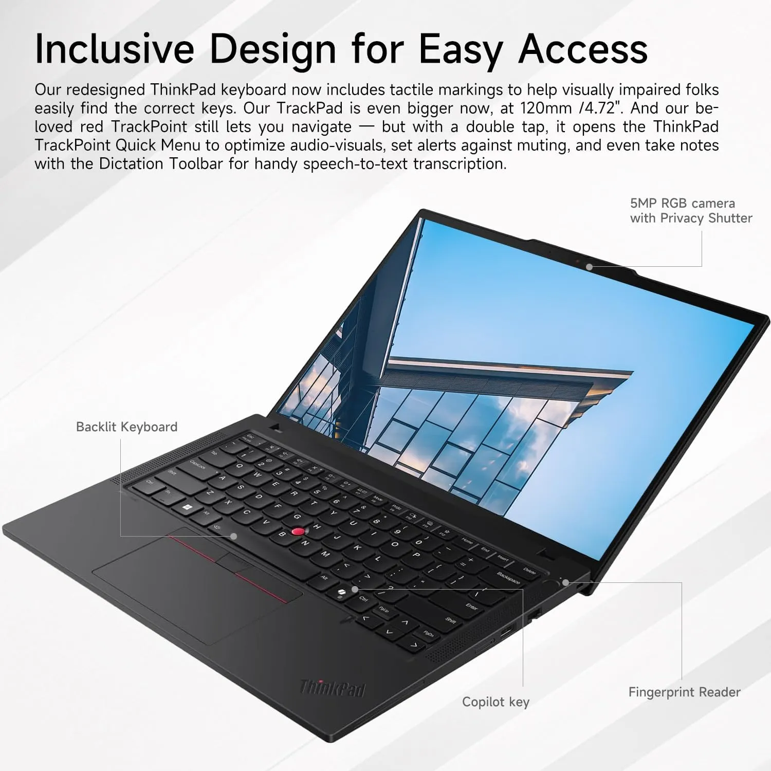 Lenovo ThinkPad T14 Business AI-powered Laptop, 14" FHD , Intel Core Ultra 5 125U, 16GB DDR5 RAM, 512GB SSD, Fingerprint, Webcam, Backlit, Wi-Fi 6E, W11P, Black, Bundle with ADATA 64GB USB Flash Drive