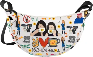 LEVLO Gilmore Luke's Crossbody Bag Luke's Fans Gift Peace Love Luke's Shoulder Bag Lorelai & Rory Merch