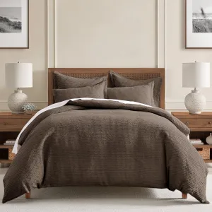 Levtex Home - Cloud Waffle Comforter Set - King Comforter   Two King Pillow Cases - Waffle Weave - Cocoa - Comforter (106 x 94in.) and Pillow Case (36 x 20in.) - Cotton