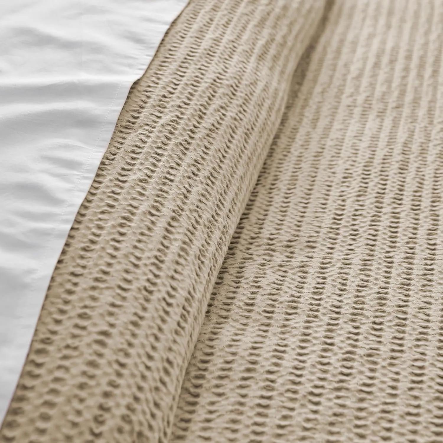 Levtex Home - Cloud Waffle Taupe Comforter Set - King Comforter   Two King Pillow Cases - Waffle Weave - Taupe - Comforter (106 x 94in.) and Pillow Case (36 x 20in.) - Cotton
