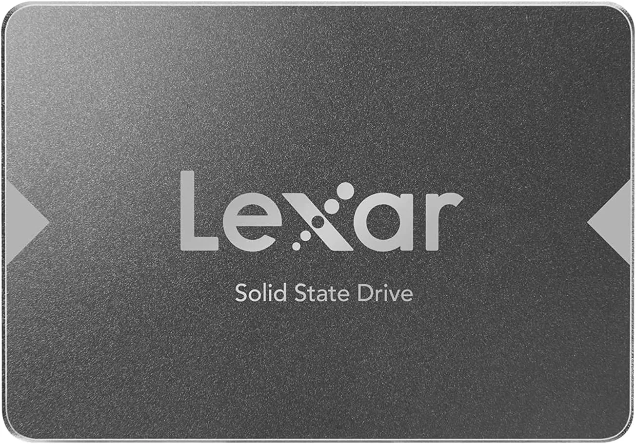 Lexar 512GB NS100 SSD 2.5 Inch SATA III Internal Solid State Drive, Up to 550MB/s Read, Gray (LNS100-512RBNA)