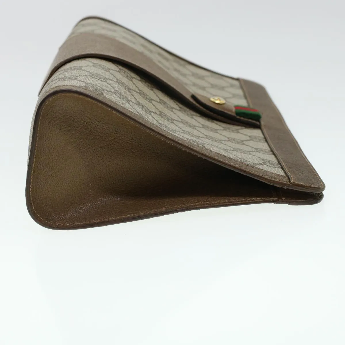 Line Clutch Canvas Gucci GG Beige Red Sherry Web Cloud-based Green Cost-effective Bag