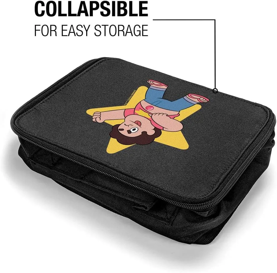 LOGOVISION Steven Universe Steven Star Insulated Soft Sided Lunch Box - Reusable Lunch Bag For School Office Work, BPA Free