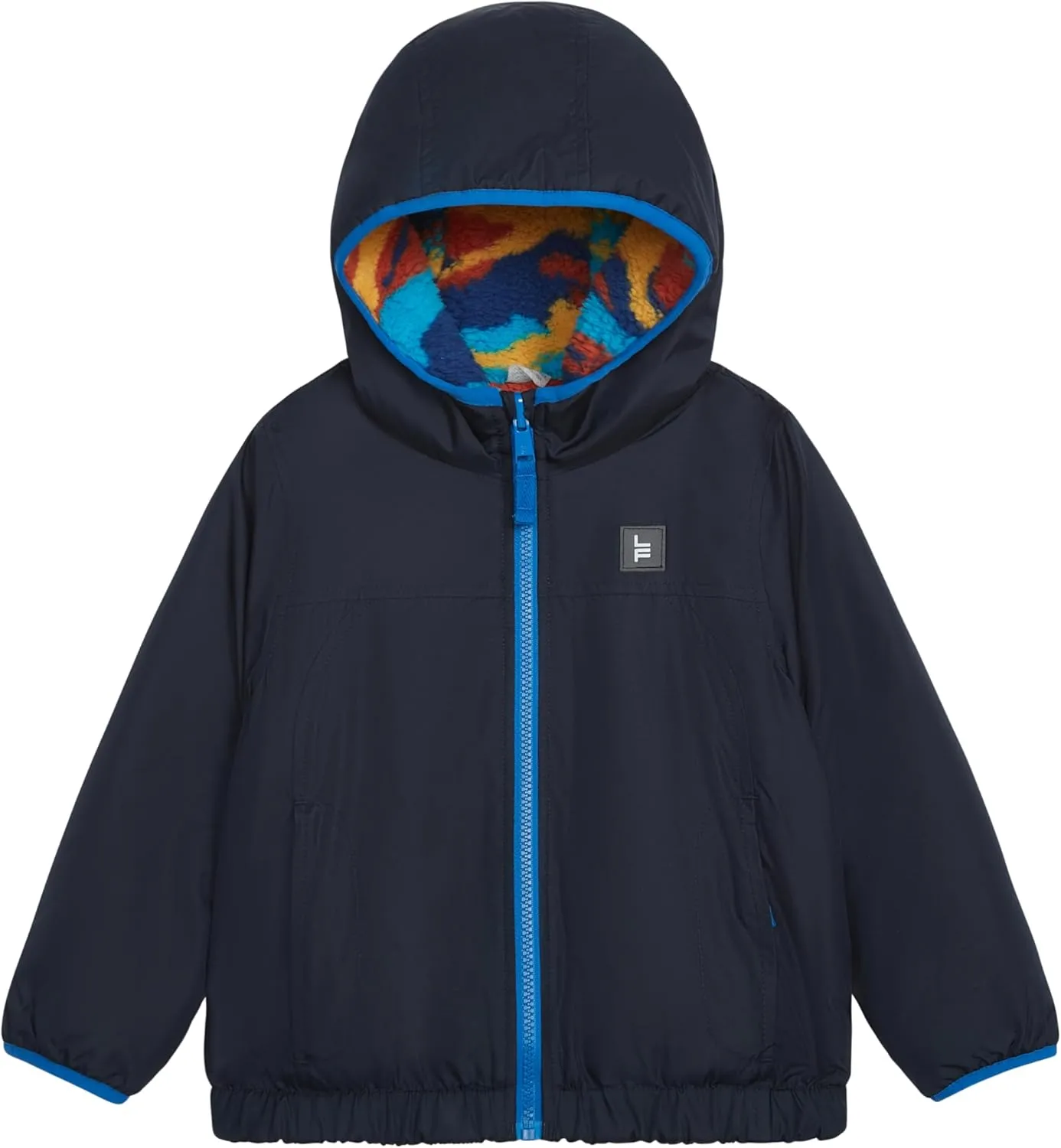 LONDON FOG Boys' Reversible Sherpa Jacket