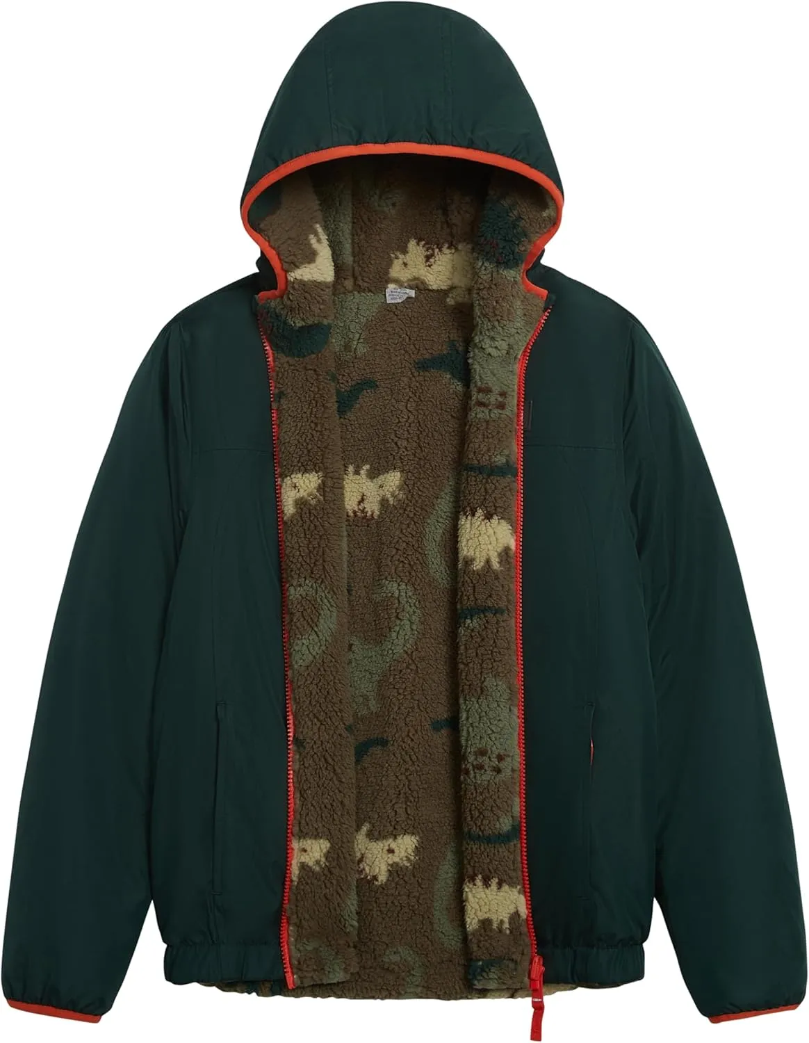 LONDON FOG Boys' Reversible Sherpa Jacket