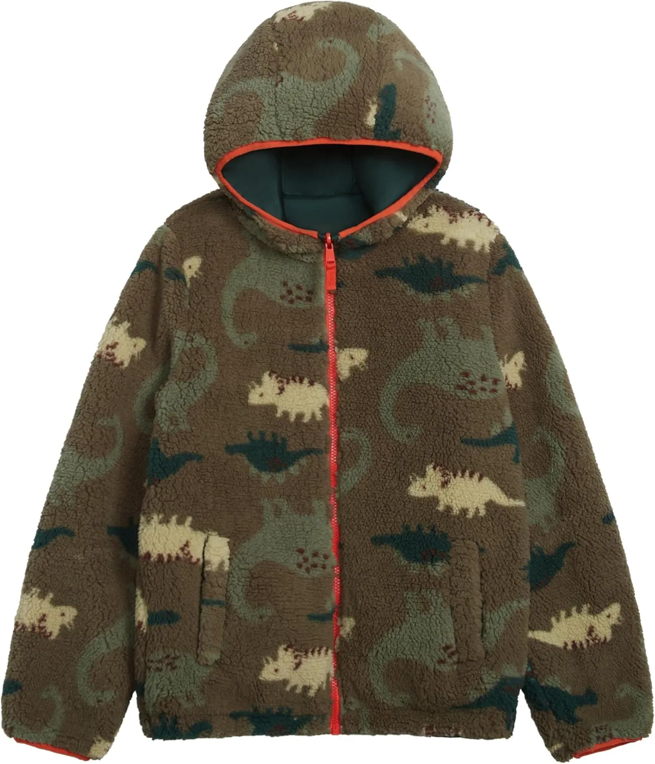 LONDON FOG Boys' Reversible Sherpa Jacket