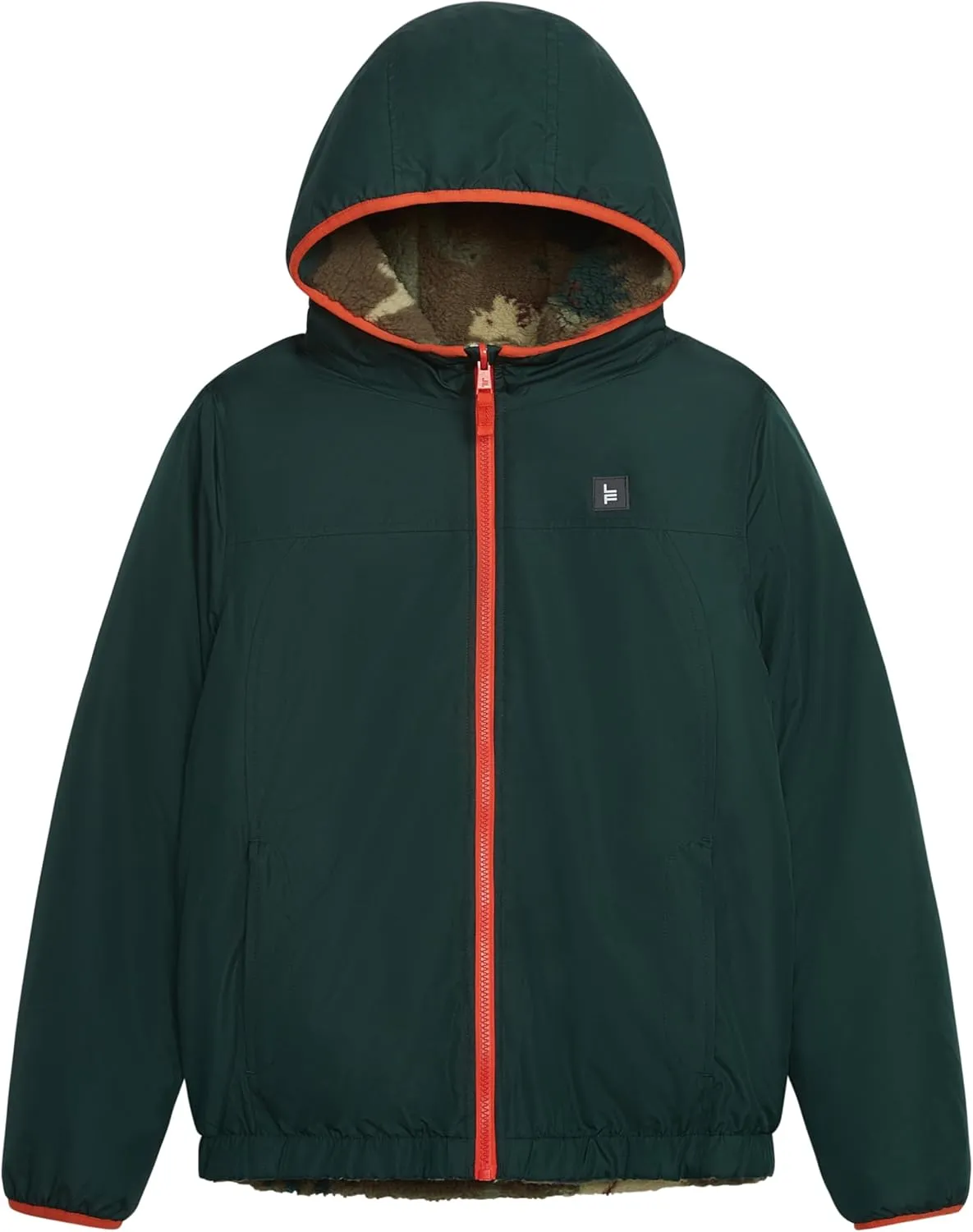 LONDON FOG Boys' Reversible Sherpa Jacket