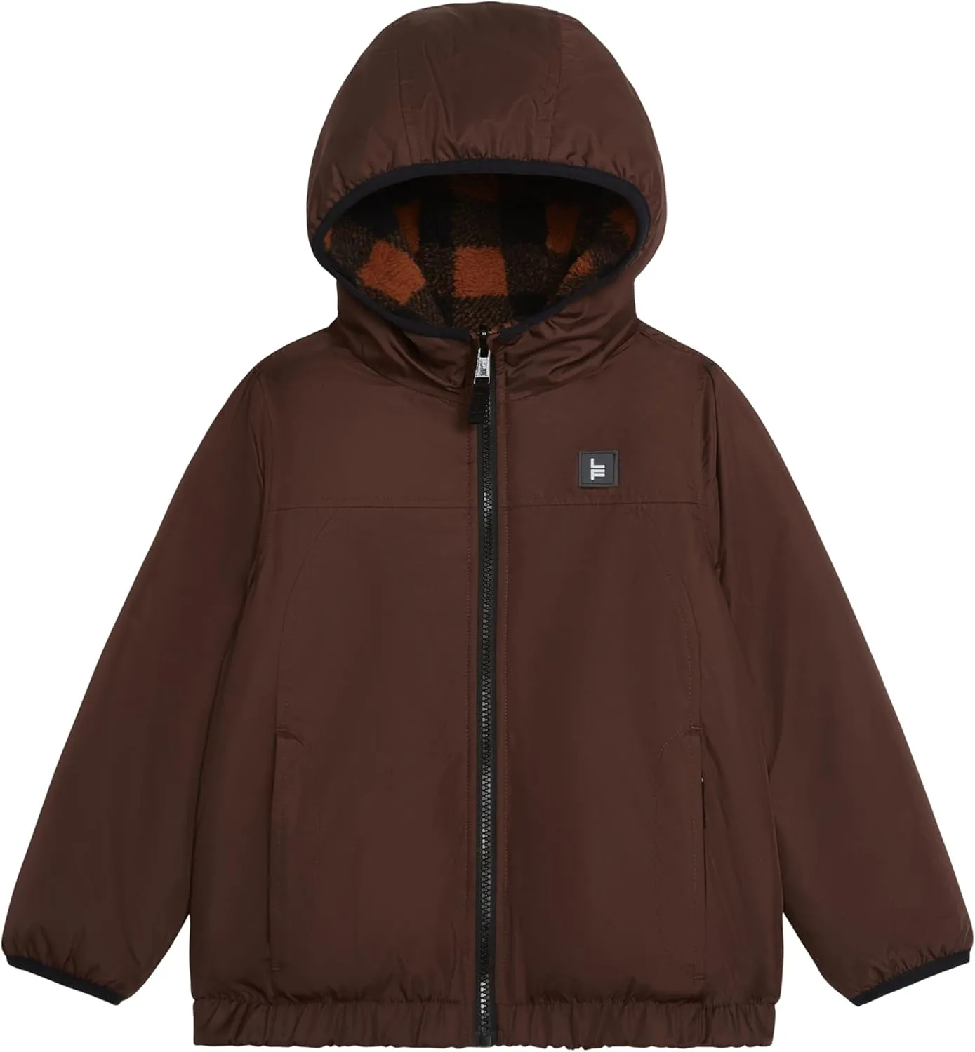 LONDON FOG Boys' Reversible Sherpa Jacket