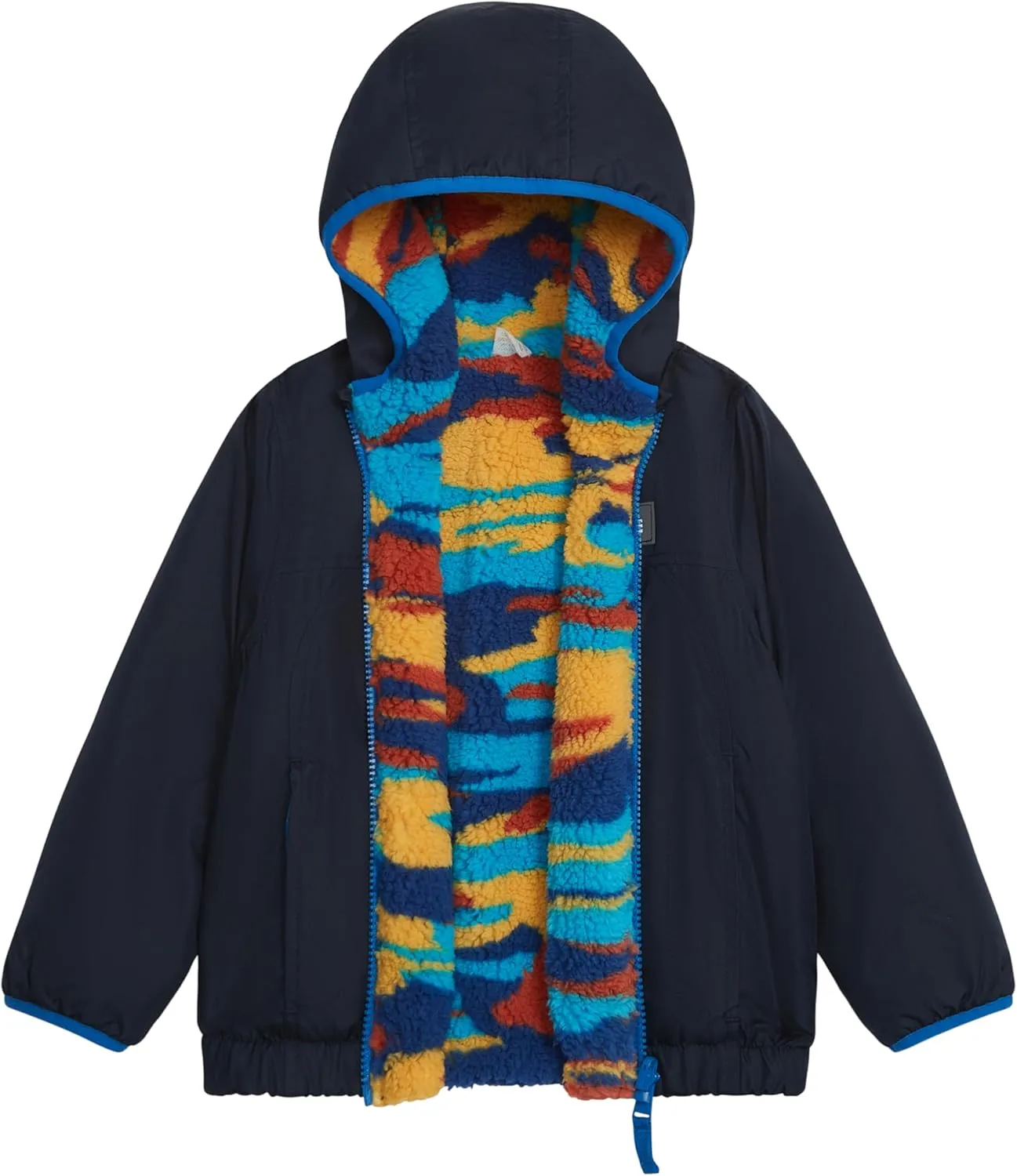 LONDON FOG Boys' Reversible Sherpa Jacket