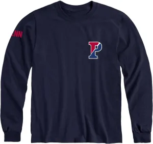 Long Sleeve Cotton Adult T-Shirt, School Mascot Logo