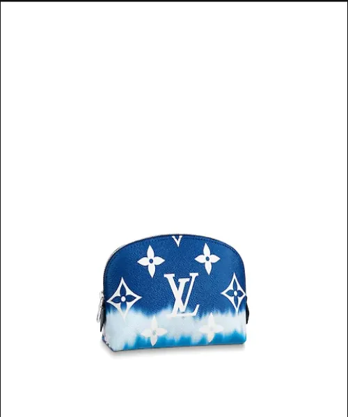 Louis Cosmetique Vuitton Seamless integration Pochette Escale Bleu Multi-device compatible