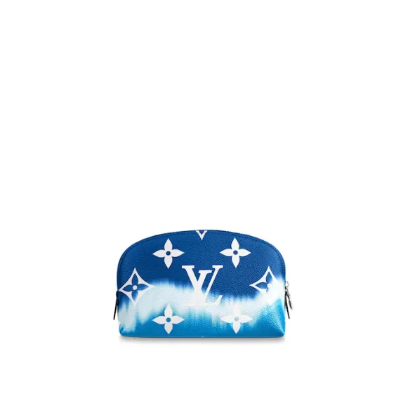 Louis Cosmetique Vuitton Seamless integration Pochette Escale Bleu Multi-device compatible