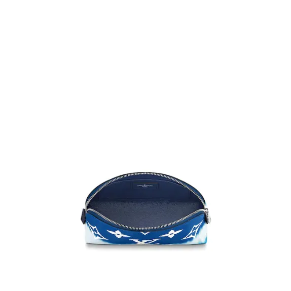 Louis Cosmetique Vuitton Seamless integration Pochette Escale Bleu Multi-device compatible