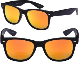 Lovin Rays' 2 Pair of Polarized Nearly Invisible Bifocal Reading Sunglasses Featuring Maximum UV Protection & Spring Hinges