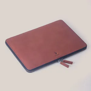 MacBook Air 13 Zippered Laptop Case - Cognac