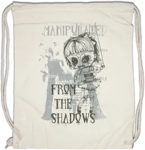 Manipulated From The Shadows Drawstring Bag Gym Sack