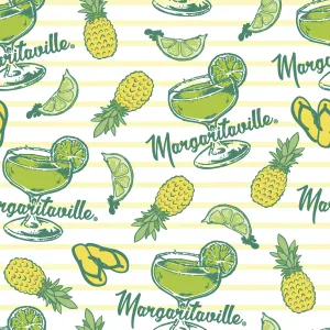 Margaritaville - Island Paradise - Tropical Cocktail Fabric
