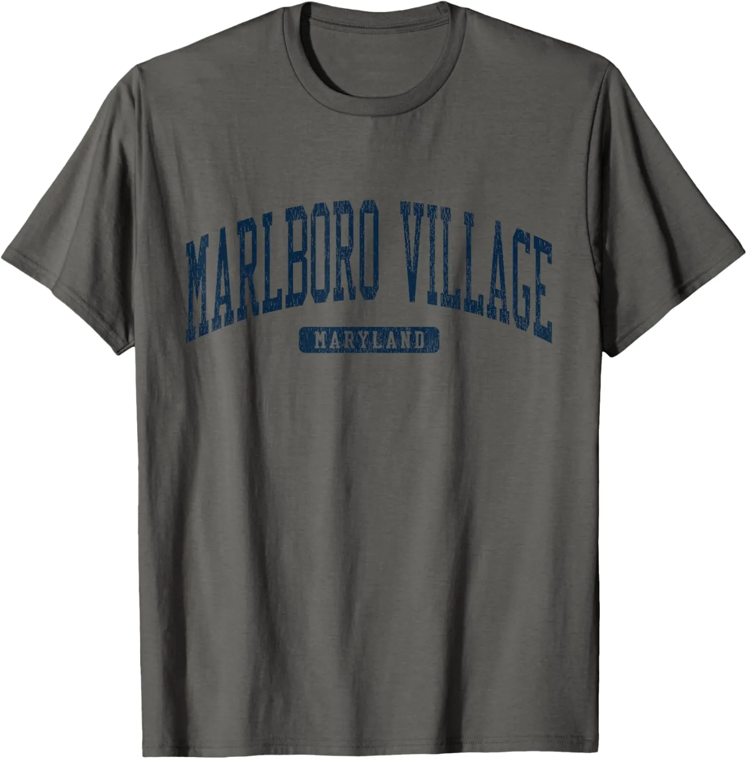 Marlboro Village Maryland MD College University Style Blue T-Shirt