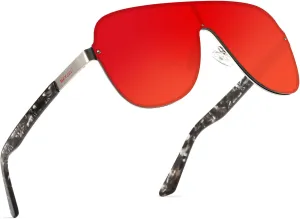 MAXJULI Polarized Sunglasses for Men and Women with Big Heads UV400 Protection Sun Glasses Ideal for Driving Golf 8132
