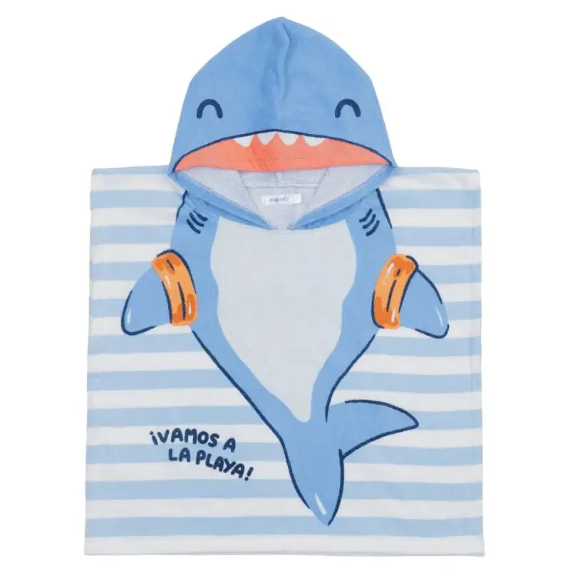 Mayoral Blue Baby Shark Beach Towel