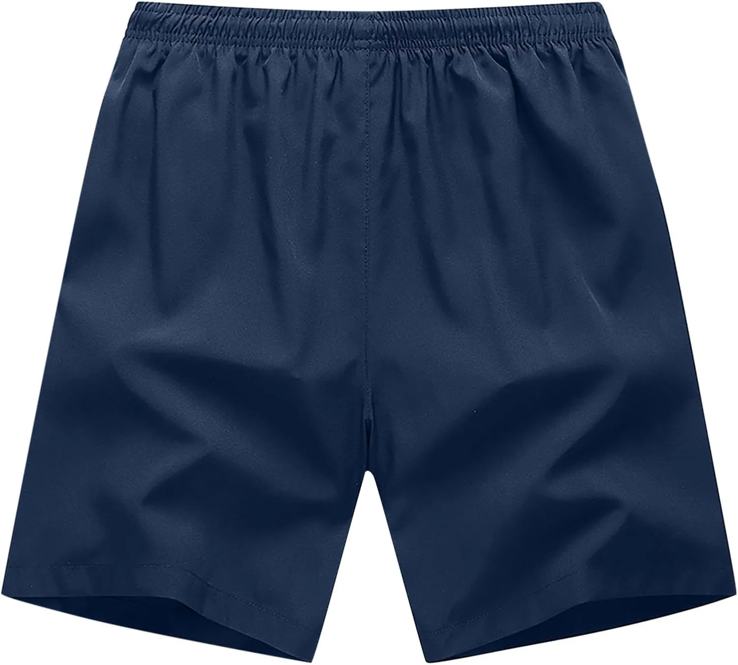 Men's 2PC Fashion Solid Color Elastic Waist Drawstring Shorts with Pocket Summer Casual Comfy Ventilate Sports Short