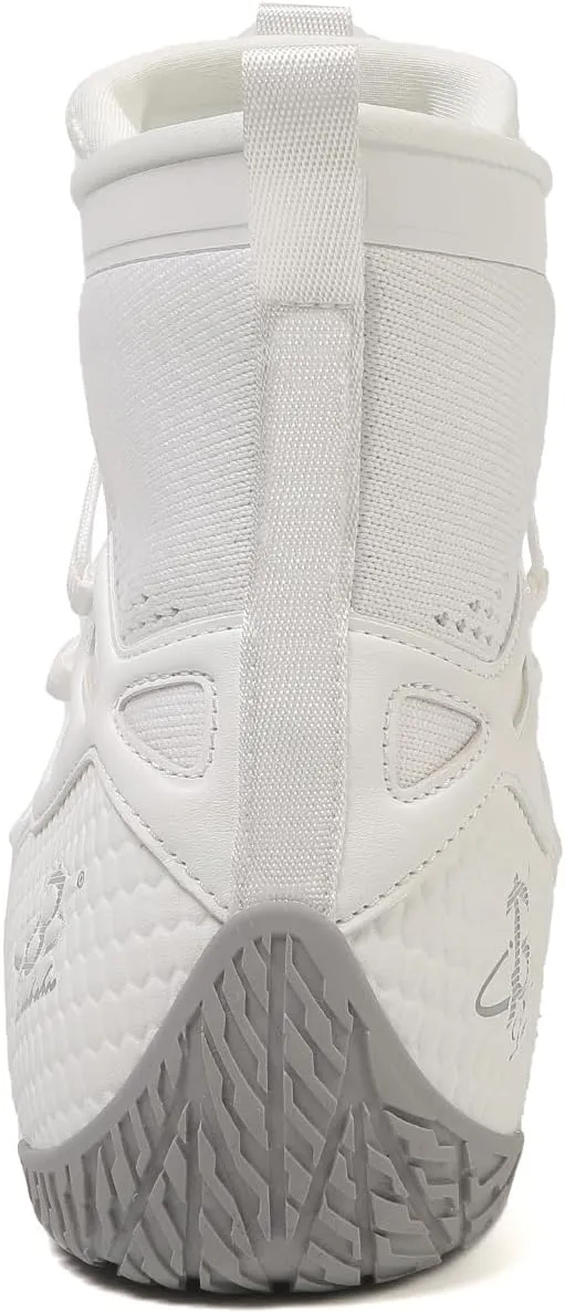 Men’s Boxing Shoes Lightweight High-Top Training Shoes with Drawstring – Supportive Gym Footwear for Fighters