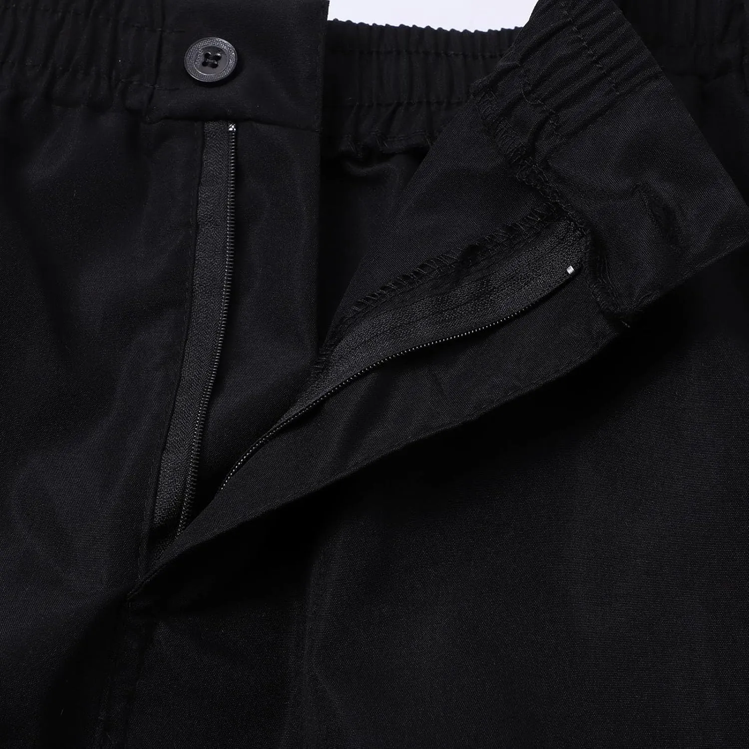 Mens Cargo Pants Casual and Warm Men's Solid Color Work Clothes Pockets and Tactical Pant Hiking Jogger for Men