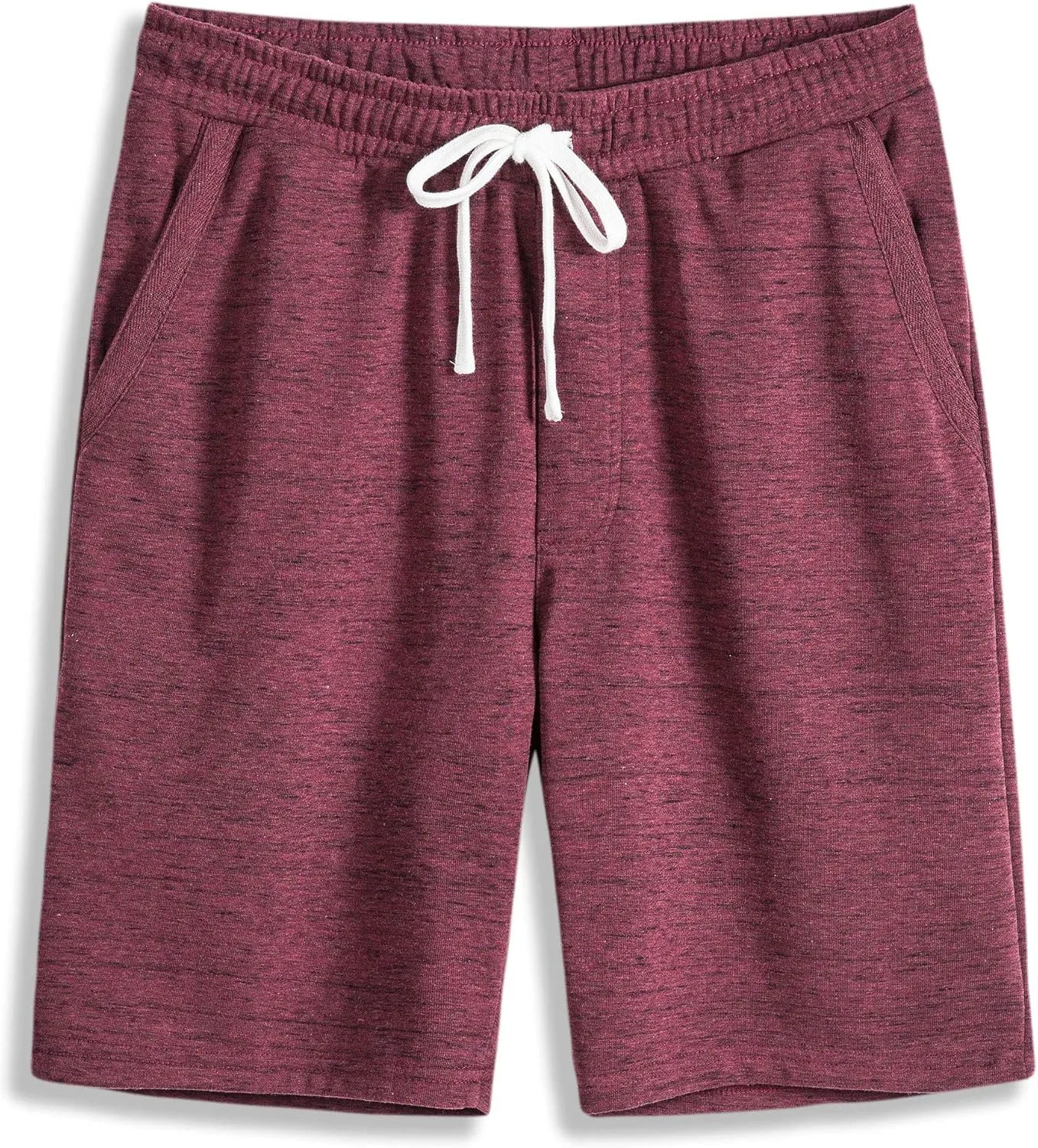 Men’s Casual Cotton Knit Short Drawstring Elastic Jogger Gym Shorts