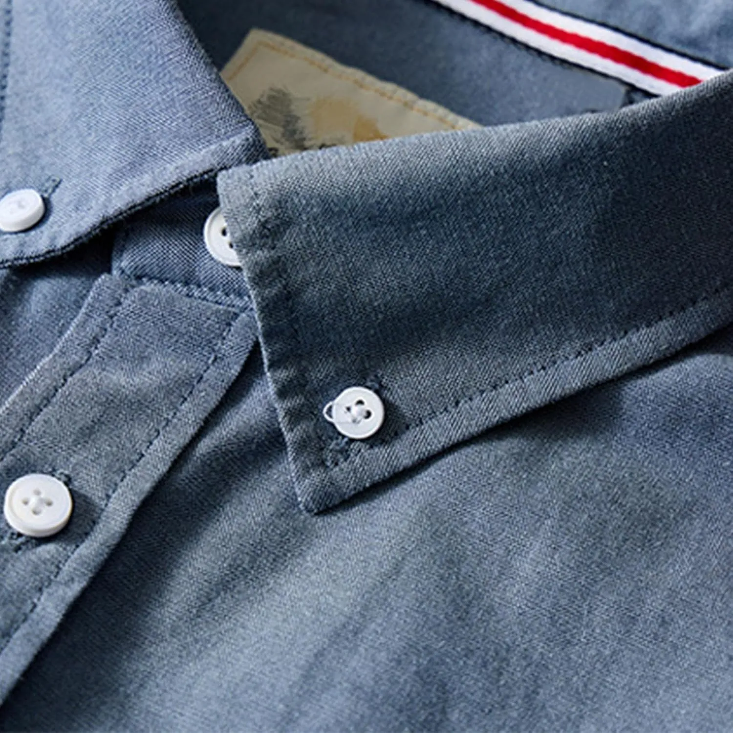 Men's Dress Shirts Causal Long Sleeve Solid Button Down Tshirts Office Work Collar Button Tee Tops Trendy Clothes