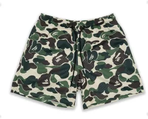 Men's Graphic Print Shorts Mesh Basketball Athletic Workout Gym Shorts