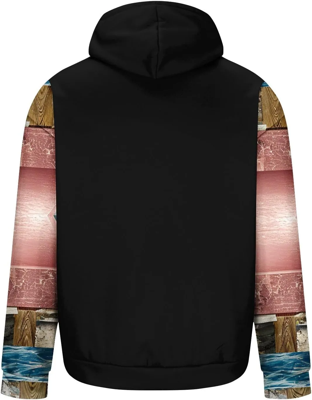 Mens Hoodies Graphic Vintage Big and Tall Sweatshirts for Men Graphic Heavyweight Loose Fit Fall Hoodies