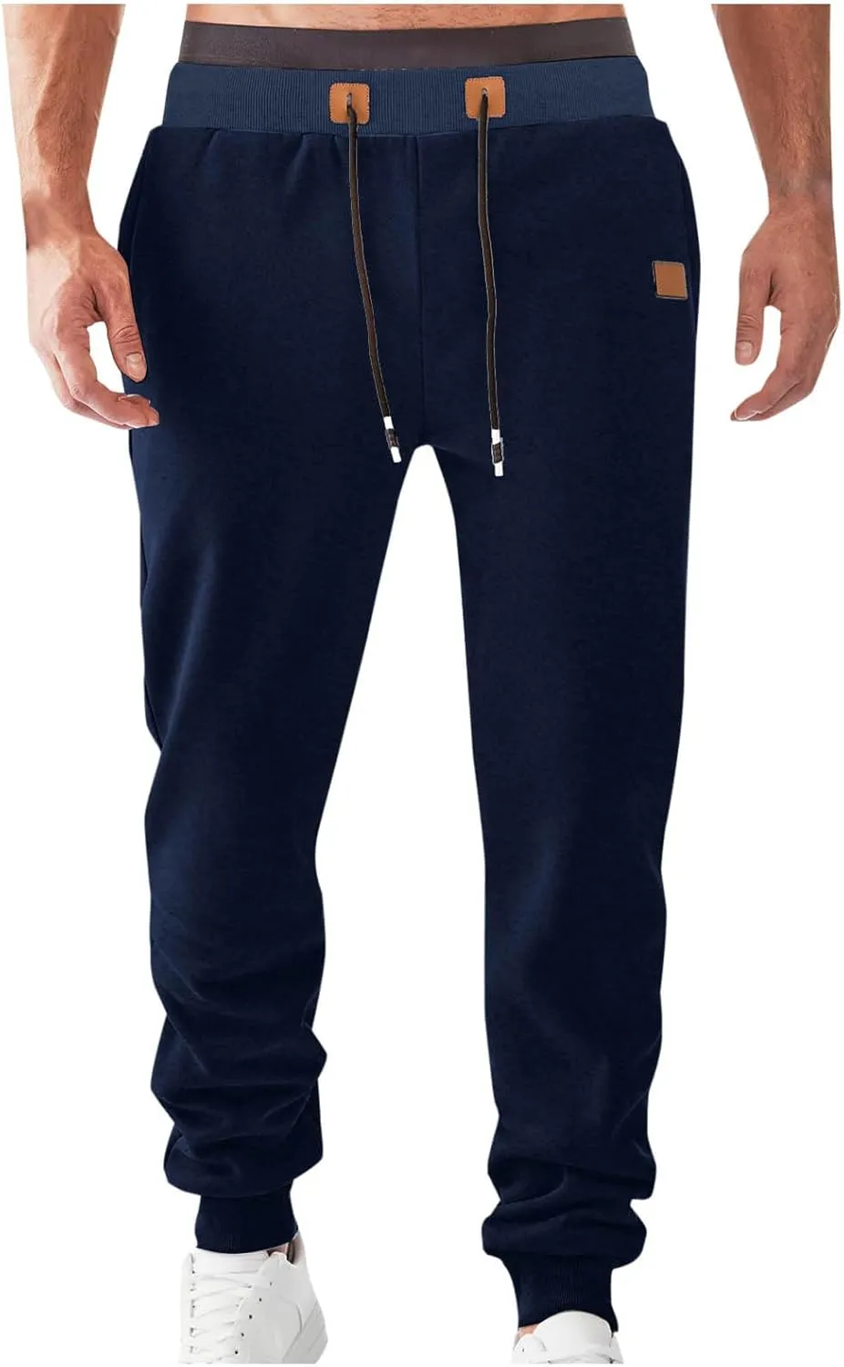 Mens Jogger Pants Athletic Sport Training Drawstring Sweatpants with Pocket Elastic Waist Running Gym Pants