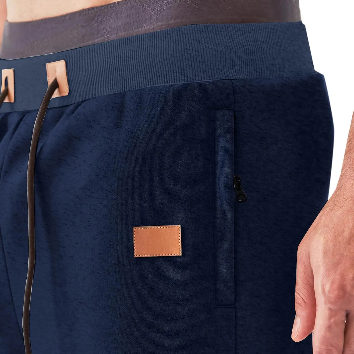 Mens Jogger Pants Athletic Sport Training Drawstring Sweatpants with Pocket Elastic Waist Running Gym Pants