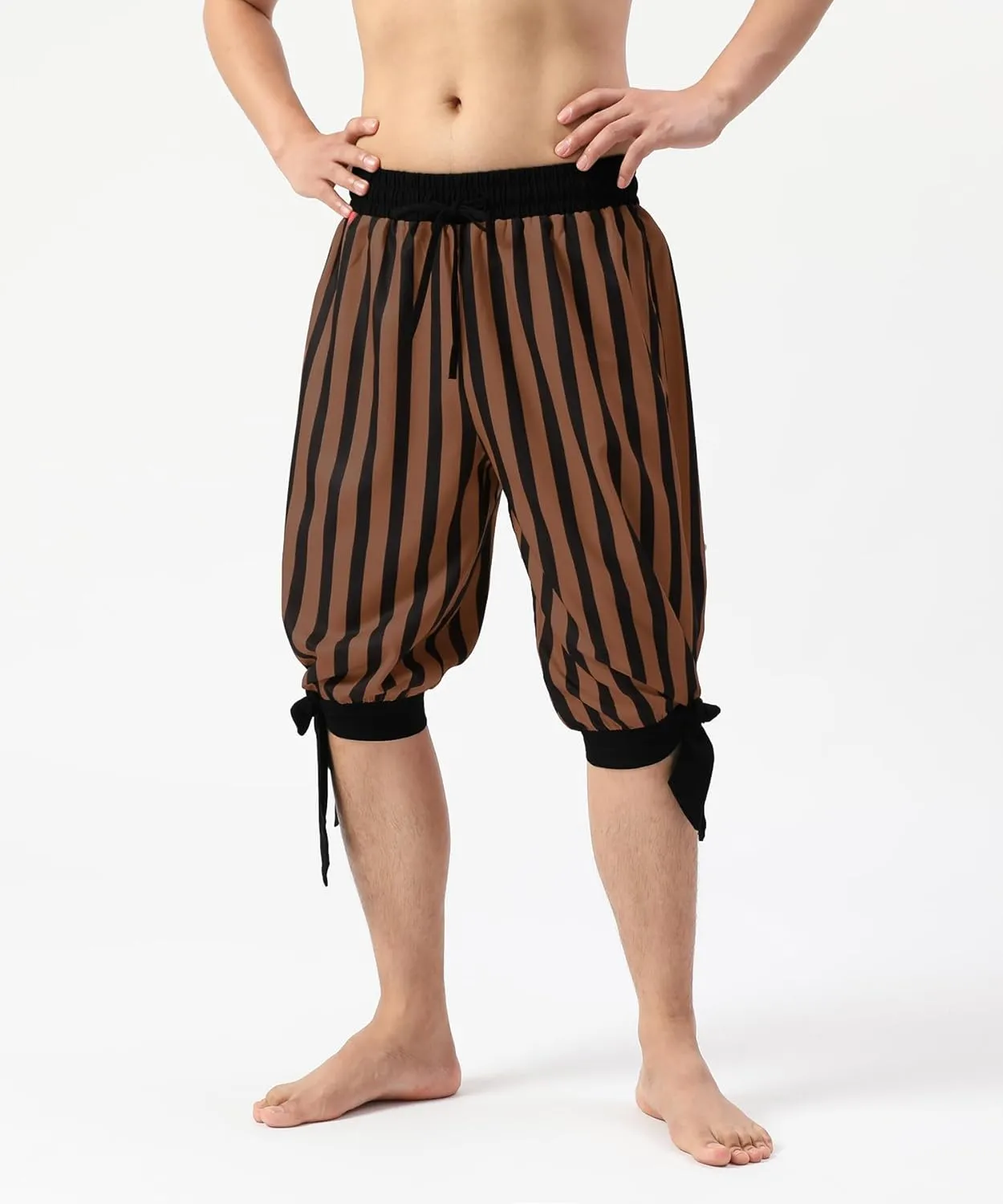 Men's Pirate Shorts- Renaissance Costume Trousers- Medieval Retro Pants -Viking Shorts
