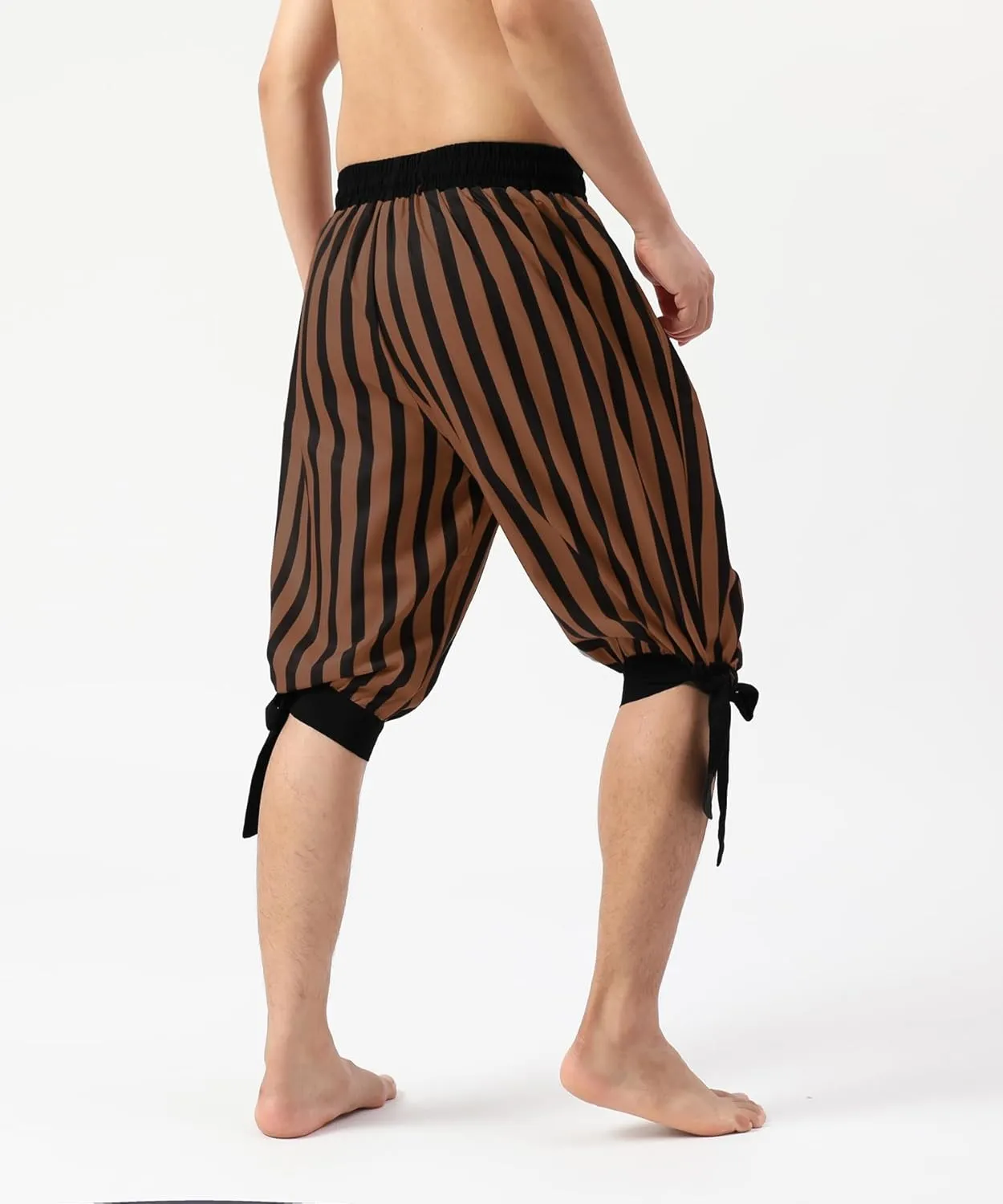 Men's Pirate Shorts- Renaissance Costume Trousers- Medieval Retro Pants -Viking Shorts
