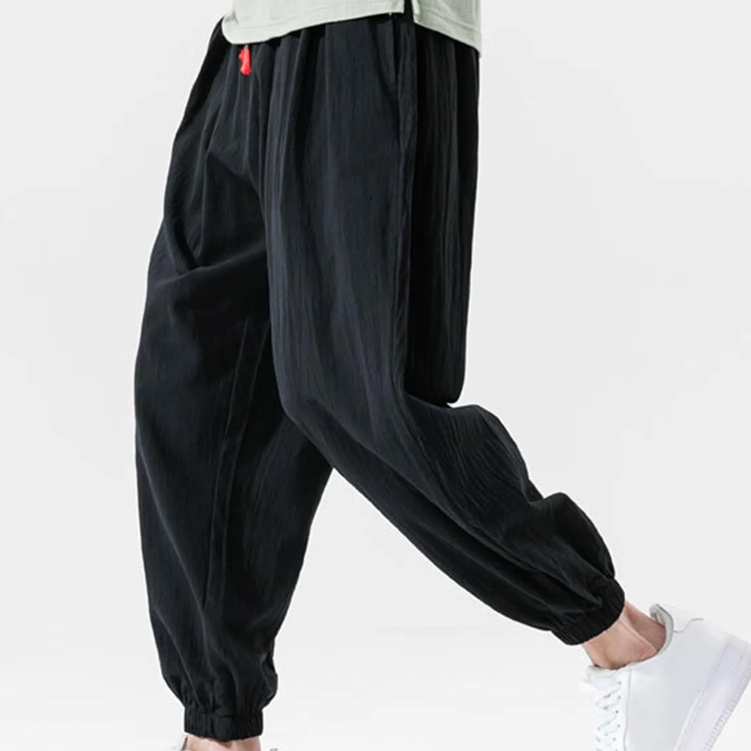 Mens Sweatpants Drawstring Lightweight Tapered Pant with Pockets Baggy Casual Joggers Athletic Running Gym Sports