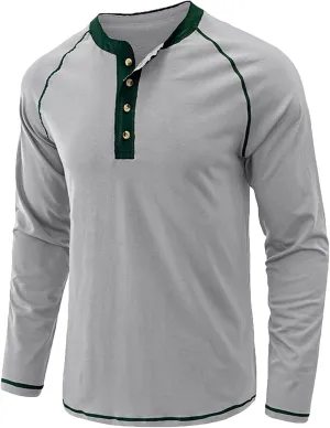 Mens T Shirt Polo Long Sleeve Button Down Shirts Casual Loose Muscle Sport Work Tees Shirts Trendy Clothes 2023