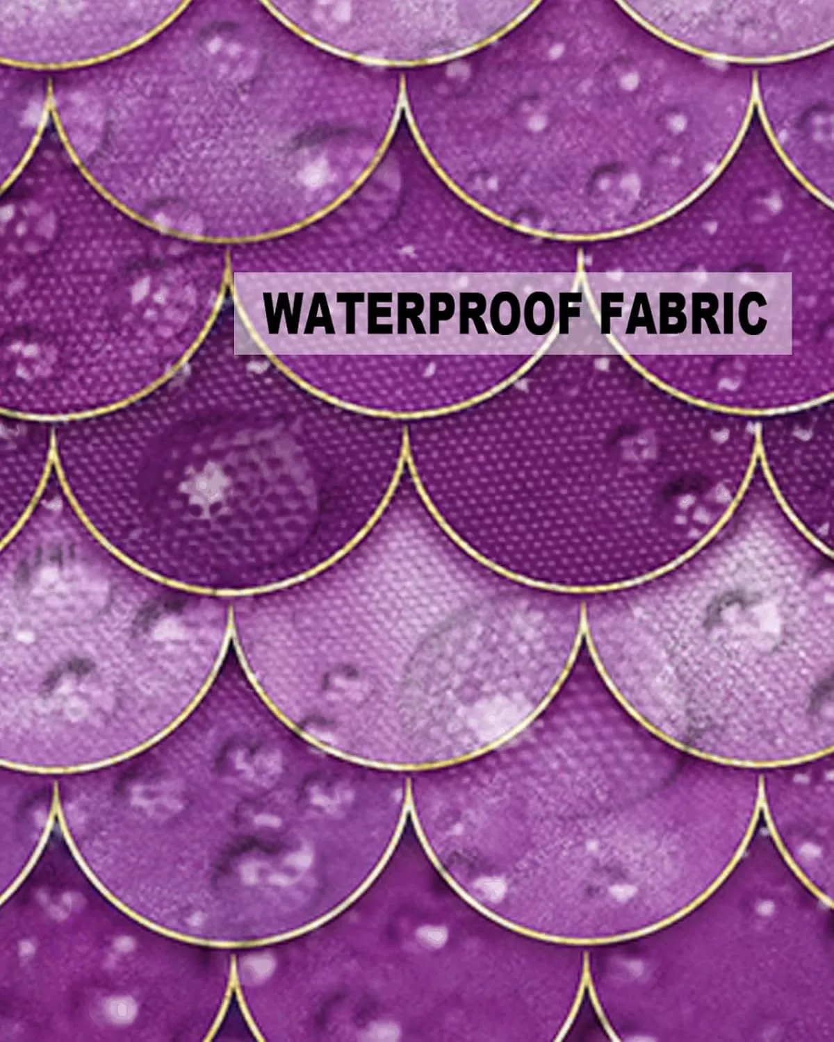Mermaid Scales Pack of 2 Soft Decorative Throw Pillow Covers, Cushion Cases Waterproof Pillowcases for Couch Sofa Bedroom Car 18x18 Inch, Purple Pink Gradient Fish Scale